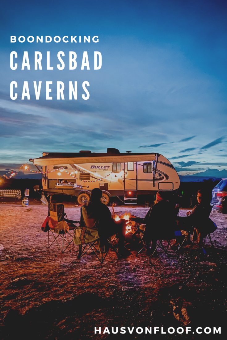 Free camping Carlsbad Caverns 