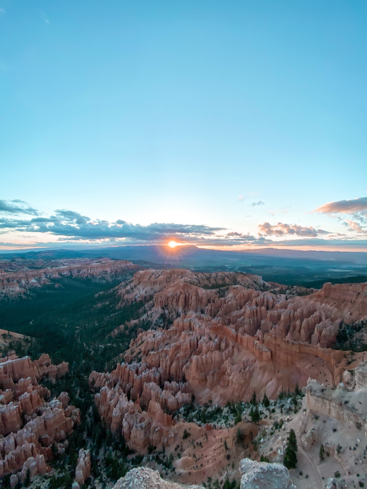 Bryce Point for sunrise at Bryce Canyon National Park.